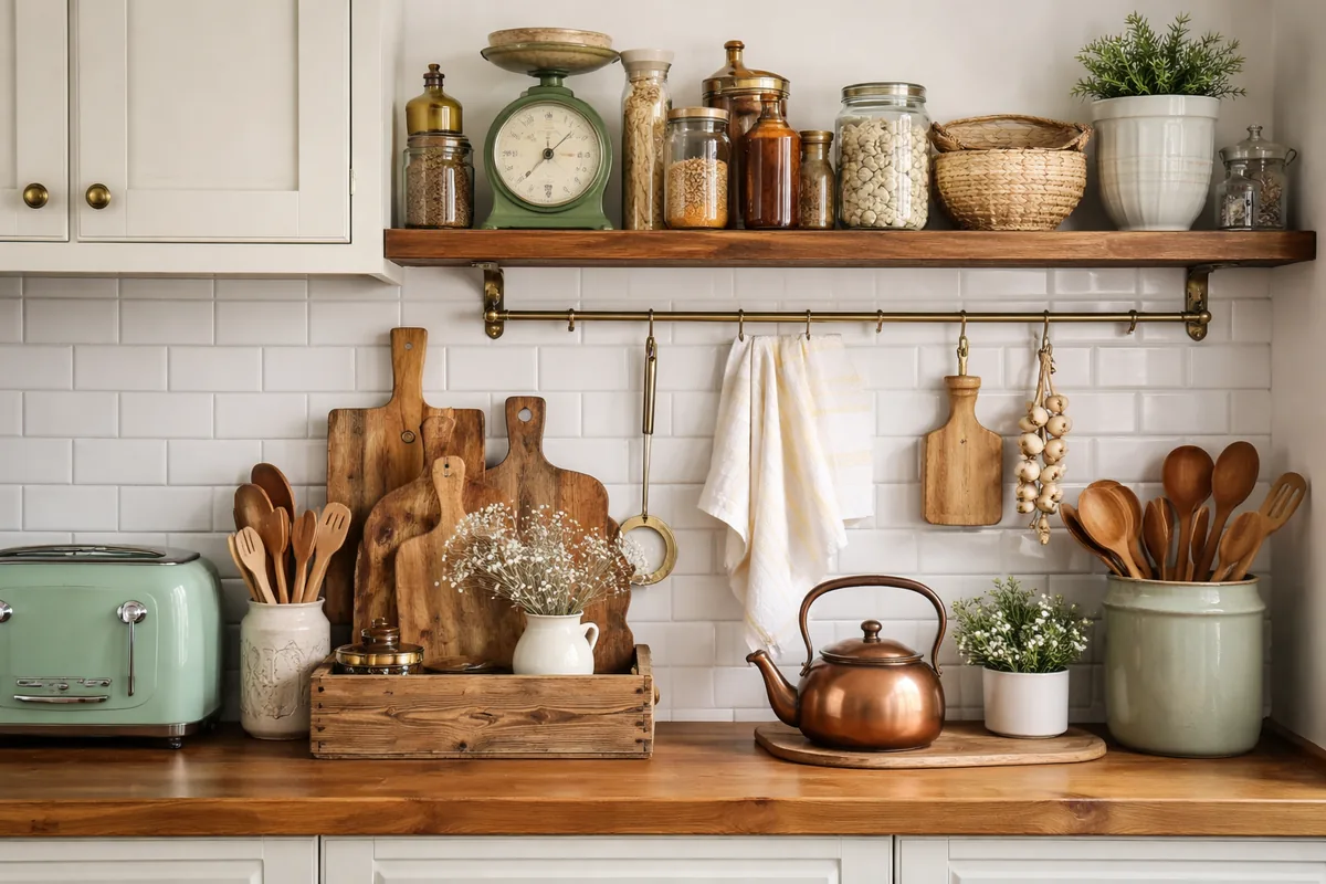 Where to buy vintage kitchen decor on a budget