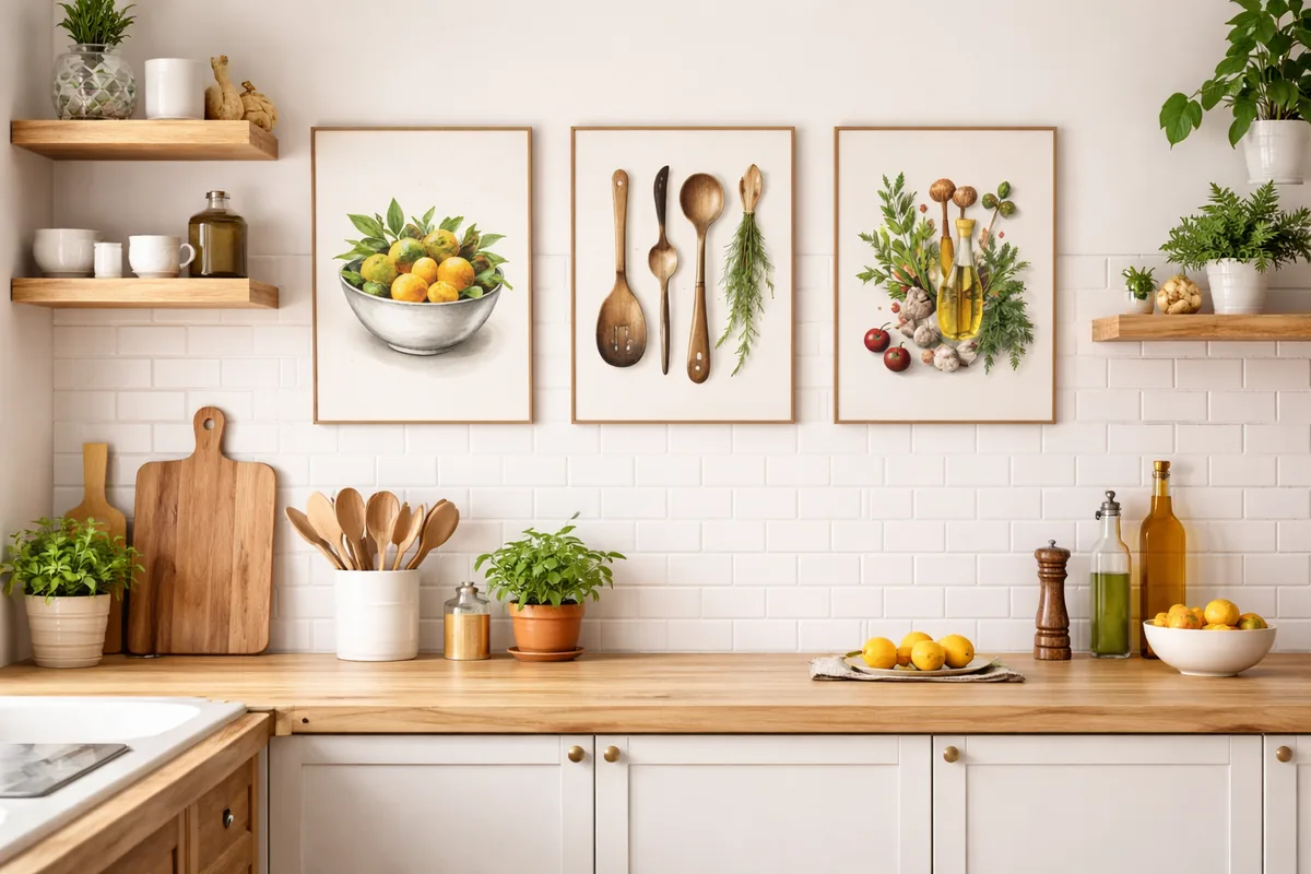 Where to find affordable kitchen wall art for renters